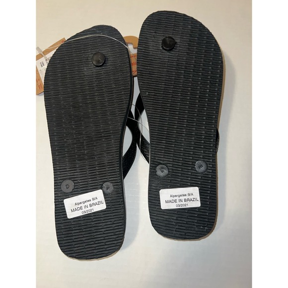 Havaianas colorful rainbow flip flop Sandals size 7/8 NWT - Picture 2 of 2